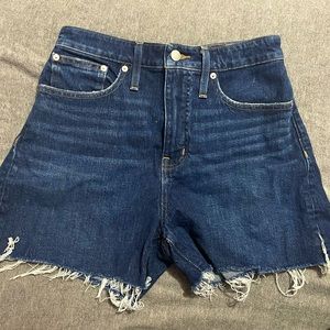 Madewell Cut-Off Jean Shorts 3.5” Inseam
